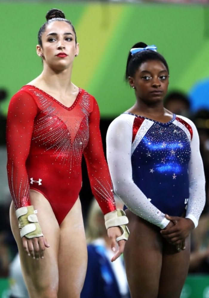 Американские гимнастки на Олимпиаде