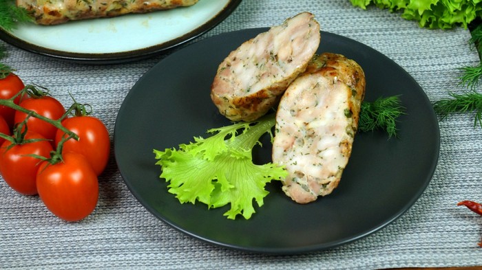 Куриные колбаски по-домашнему Колбаса, Рецепт, Еда, Мясо, С дедом за обедом, Видео, Длиннопост, Кулинария, Видео рецепт