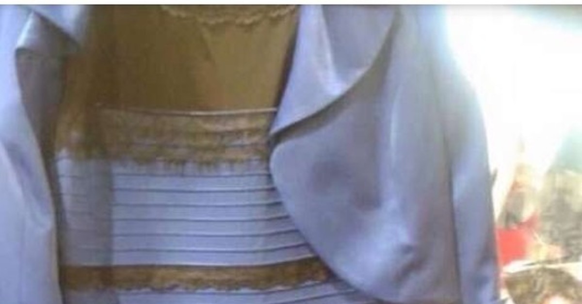 Сине-черное или бело-золотое | Пикабу