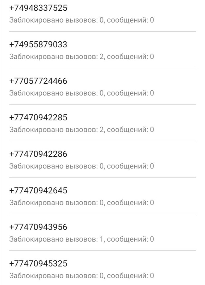 Звонят с незнакомых номеров