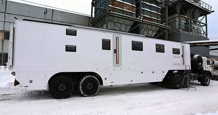13-метровый дом на колесах для 6 путешественников Камаз, Дом на колесах, Длиннопост