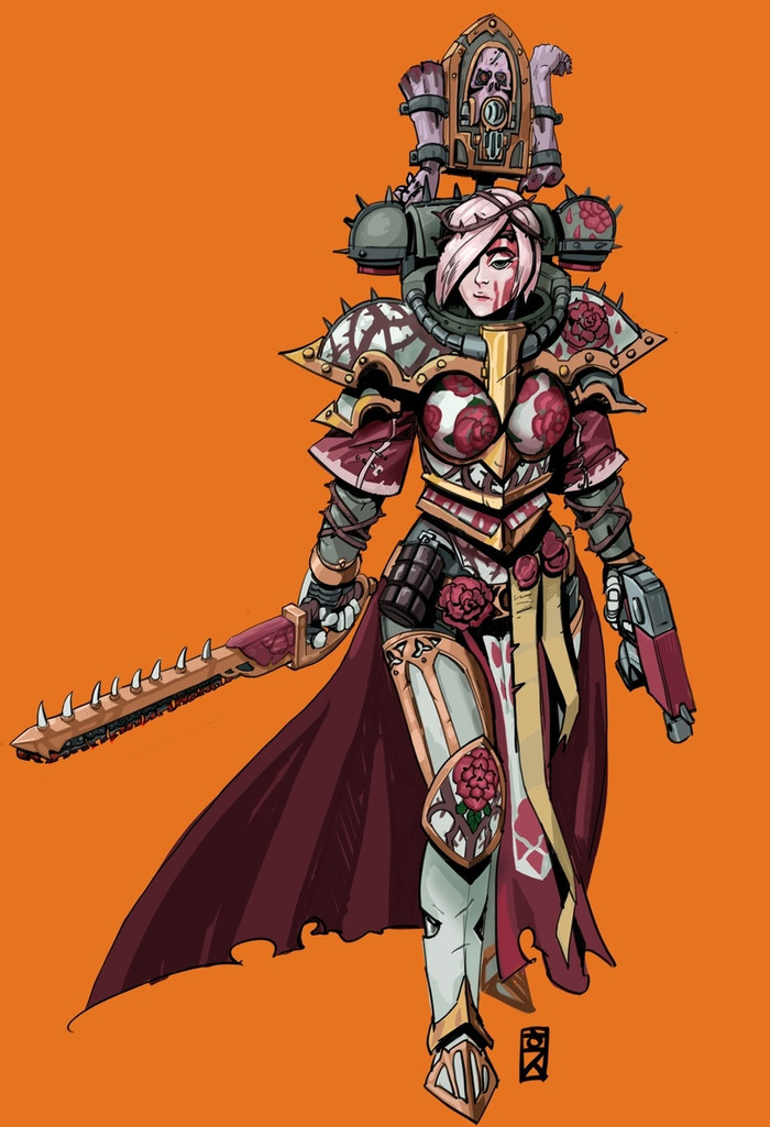 Сестра-милитант из капитула Священной Розы