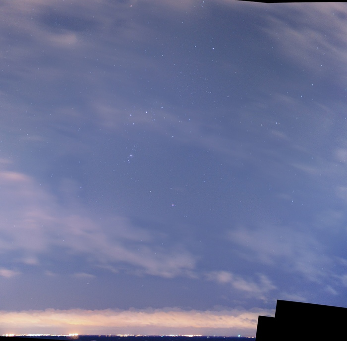 Созвездие Ориона, вид из Питера Санкт-Петербург, Астрофото, Длиннопост