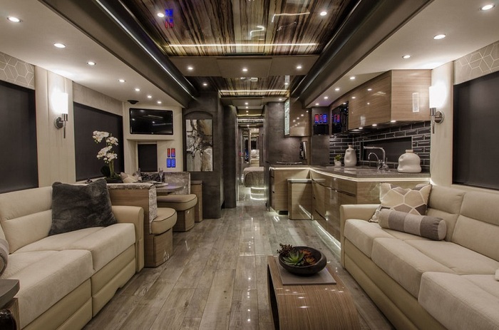 Дом на колесах от - Porsche (Newell Coach) Дом на колесах, Porsche, Технологии, Авто, Длиннопост