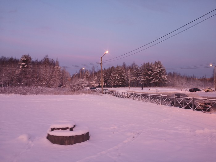 Зимнее утро Фотография, Рассвет, Зима, Санкт-Петербург