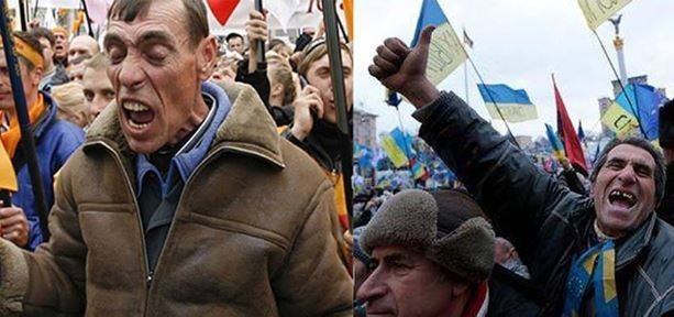 «Никогда мы не будем братьями»: Обедневшие майдауны хлынули в Россию