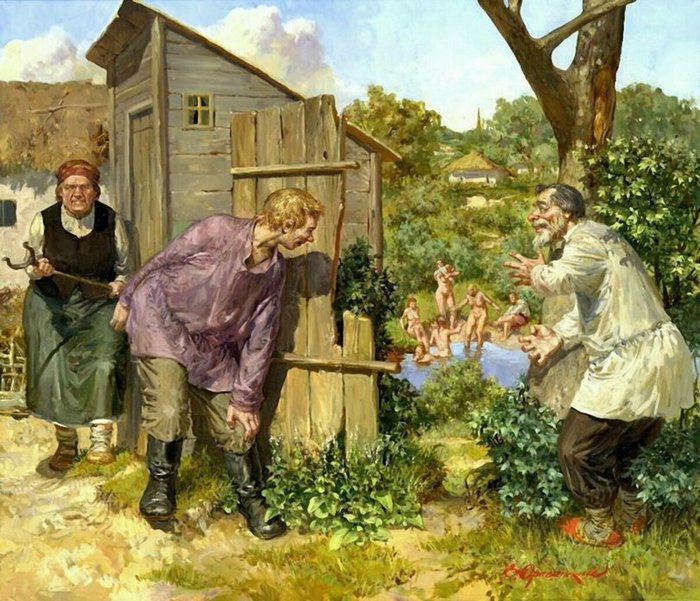 Педагогика. Художник Владимир Чумаков-Орлеанский