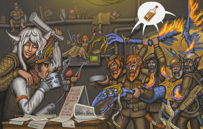 Фелиниды-ауксиларии отчитываются перед представителем Официо Префектус