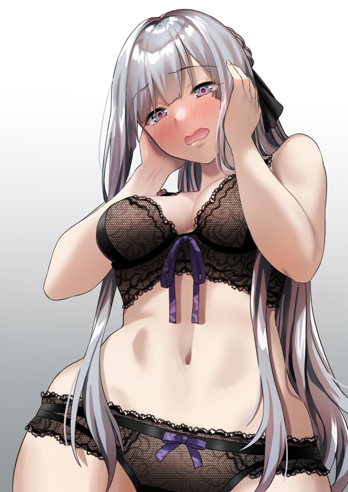 AK-12 Anime Art, , Girls Frontline,  , Blush, Ak-12