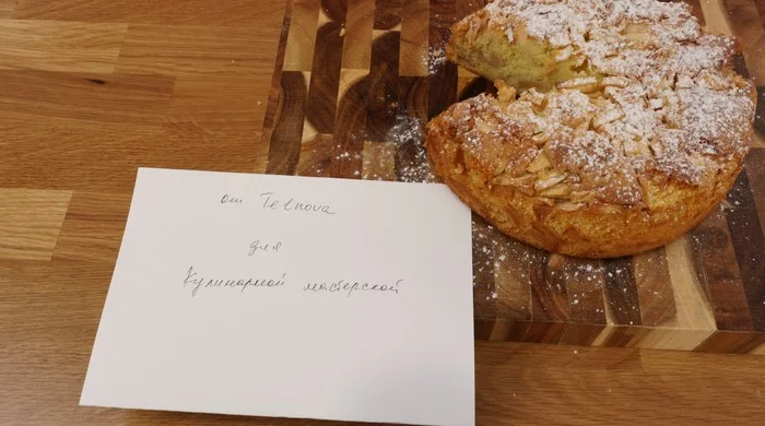 Итальянский яблочный пирог Шарлотка, Видео рецепт, Пирог, Рецепт, Видео, Длиннопост, Еда, Кулинария