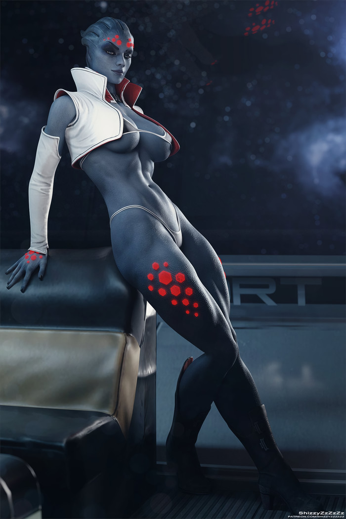 Mass Effect - Gina Cale Pinup Shizzyzzzzzz, Mass Effect, , , , 3D , 