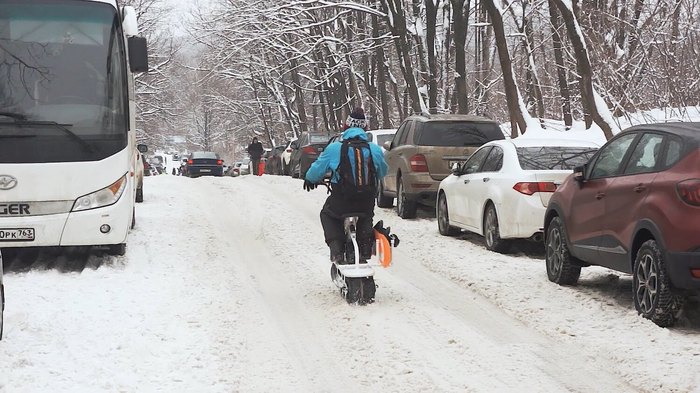 Снегоход для горнолыжного комплекса_ч2 Снегоход, Вездеход, Сноубайк, Сноускутер, Мотособака, Мотобуксировщик, Длиннопост, Видео