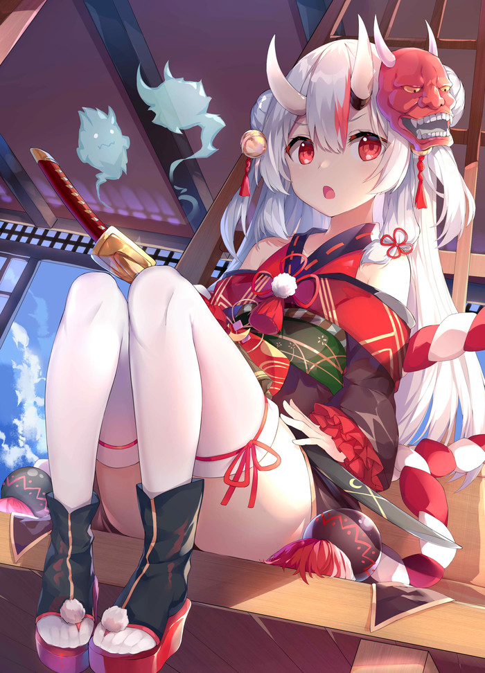 Ayame Nakiri Ayame, Virtual YouTuber, Anime Art, 