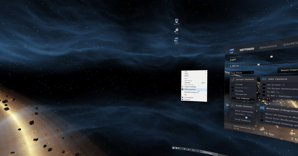 Virtual desktop 1.25