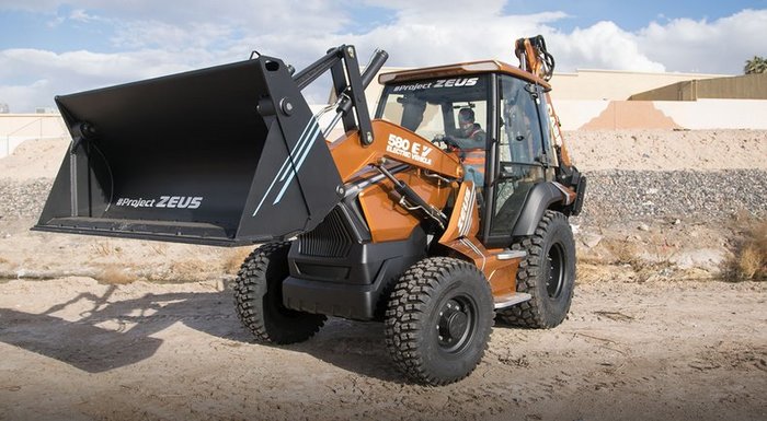 Электрический экскаватор Case 580