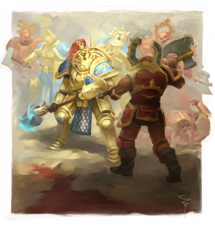 Retributor and Blood Warrior