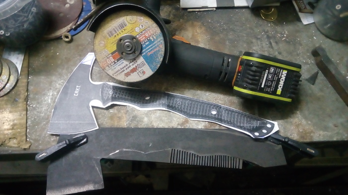 Тактическиий томагавк - очень нужная вещь!* Топор, Diy Or Die, Своими руками, Рукоделие с процессом, Тактикульность, Мат, Видео, Длиннопост
