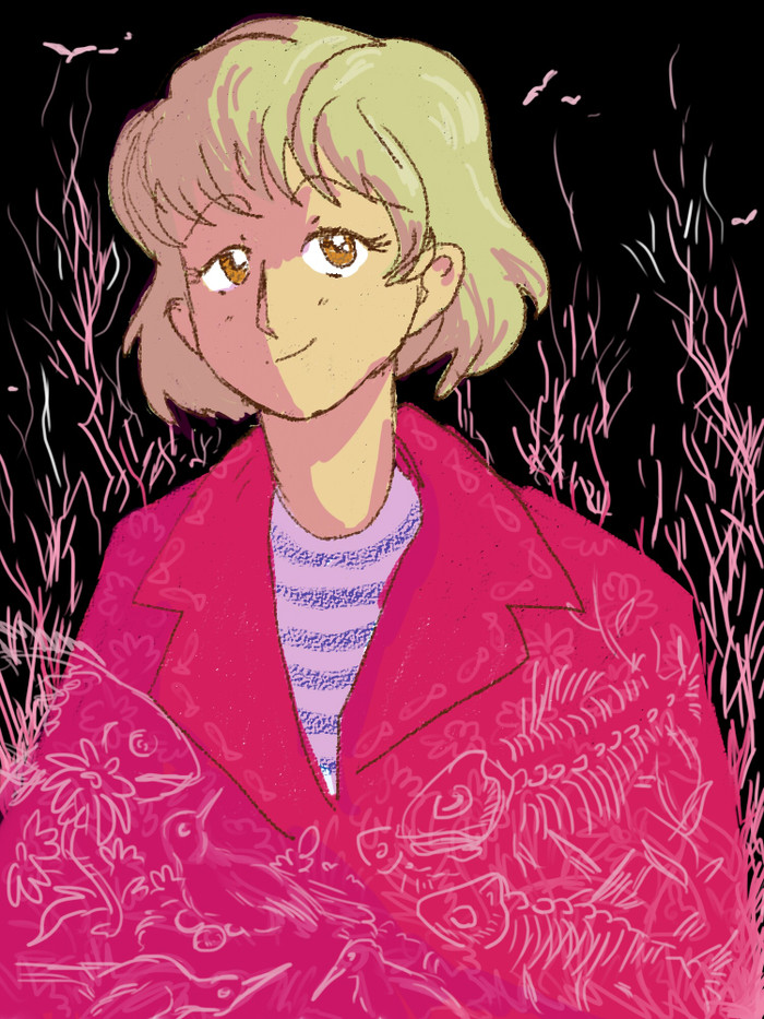 Попытка закосить под стиль аниме 80х