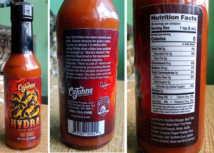   CaJohn's Hydra 7-Pot Primo Hot Sauce YouTube,  , , , 