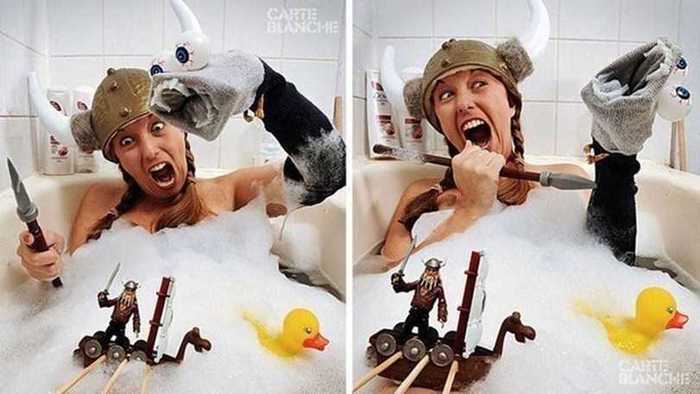 Когда ты викинг в душе или в ванной