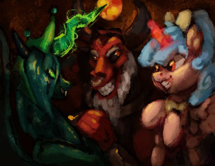      My Little Pony, Queen Chrysalis, Tirek, Cozy Glow, Penny Wren