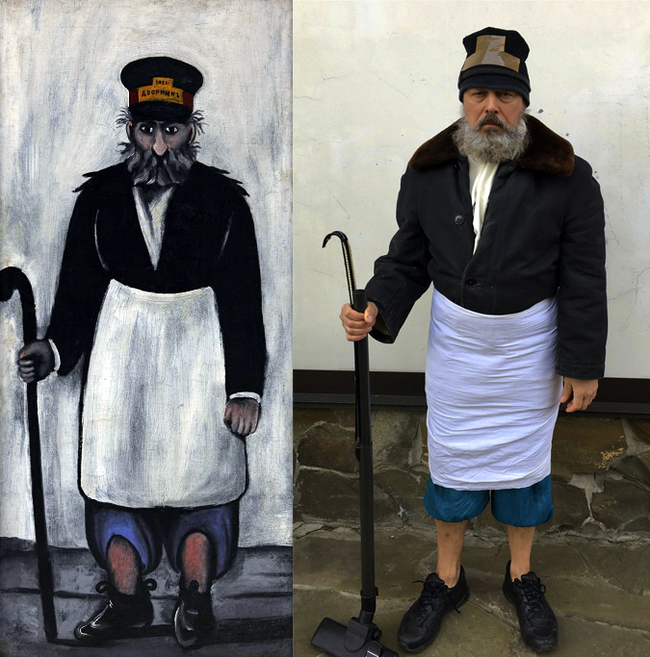 Дворник пиросмани картина
