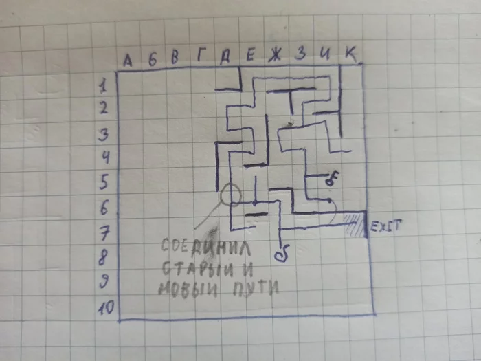 Настольная игра на бумаге - Лабиринт Длиннопост, Лабиринт, Настольные игры, Игры на бумаге