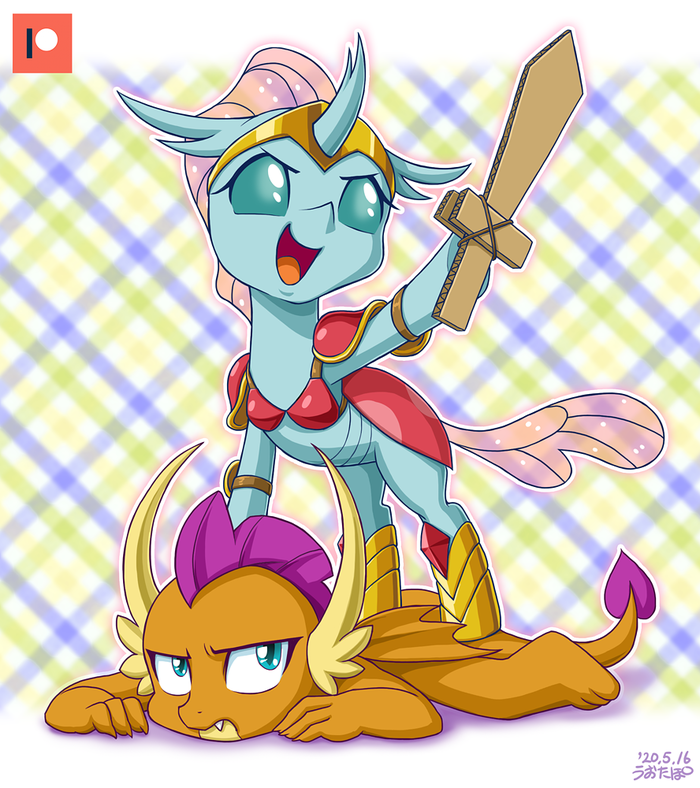 Dragonslayer My Little Pony, Ocellus, Smolder