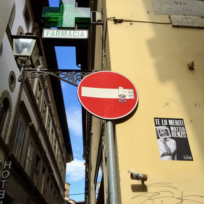 Прошу, дай мне знак! Путешествия, Италия, Франция, Дорожные указатели, Современное искусство, Длиннопост