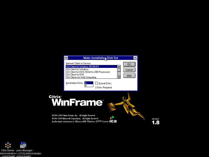 Citrix WinFrame Windows, Citrix, Удаленный доступ, Длиннопост
