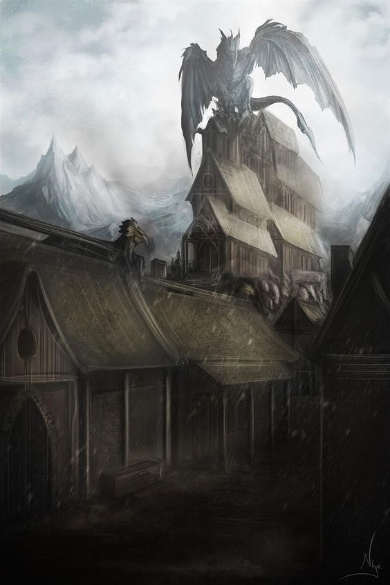 Алдуин - великий дракон Скайрима