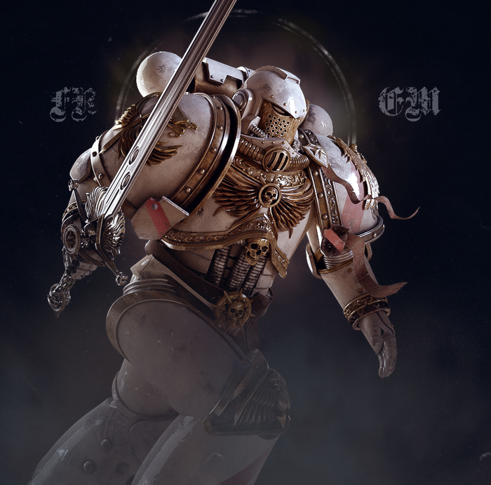 WH40    Warhammer, 3D, , Heavy Bolter, , Warhammer 40k, Adeptus Astartes