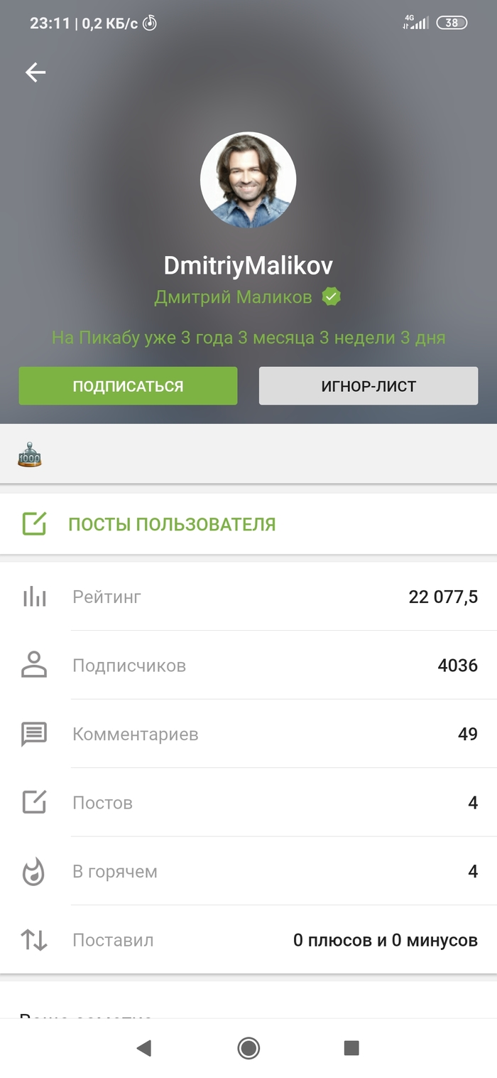 Круглая дата у одного известного пикабушника