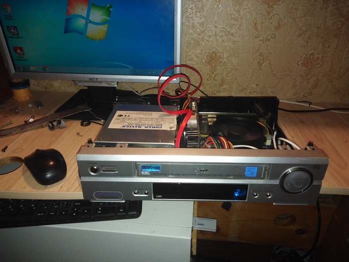 Пк из VHS плеера Системный Блок, VHS, Самоделки, Сообщество ремонтеров, 90-е, Корпус ПК, Видеомагнитофон, Длиннопост