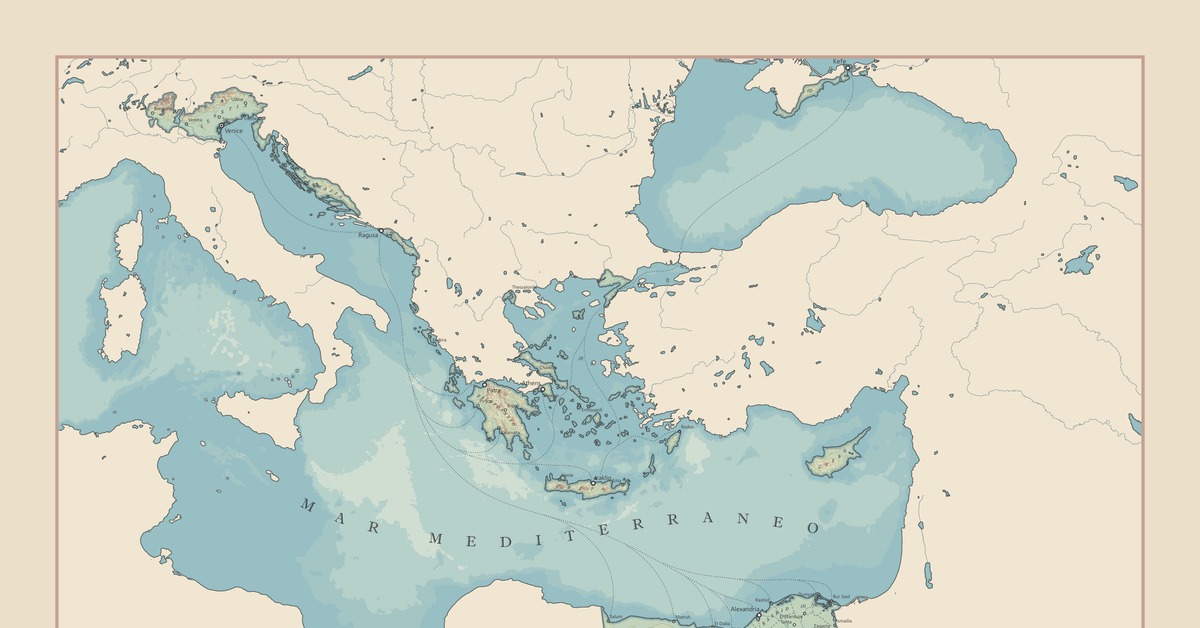 Венецианская республика карта