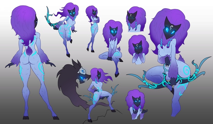 Kindred Spacemaxmarine, Kindred, League of Legends, , 