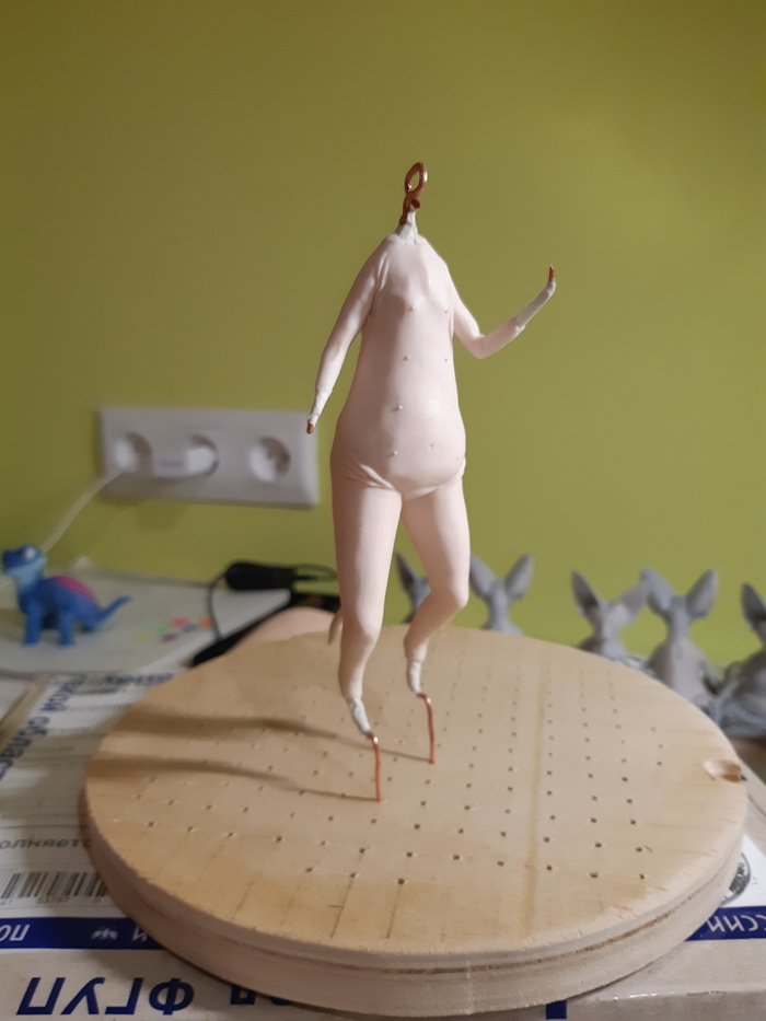 Котик медик Полимерная глина, Ручная работа, Своими руками, Рукоделие с процессом, Творчество, Кот, Сфинкс, Фигурки, Длиннопост