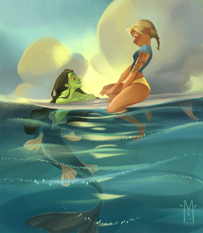 Встреча в море