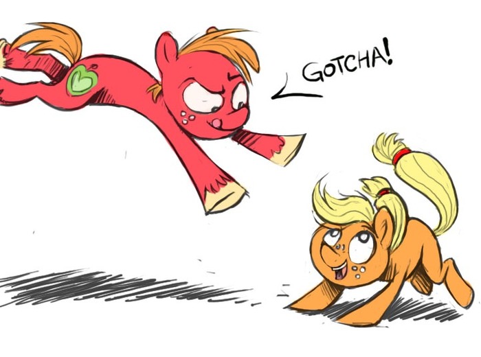   3...2... My Little Pony, Applejack, Big Macintosh