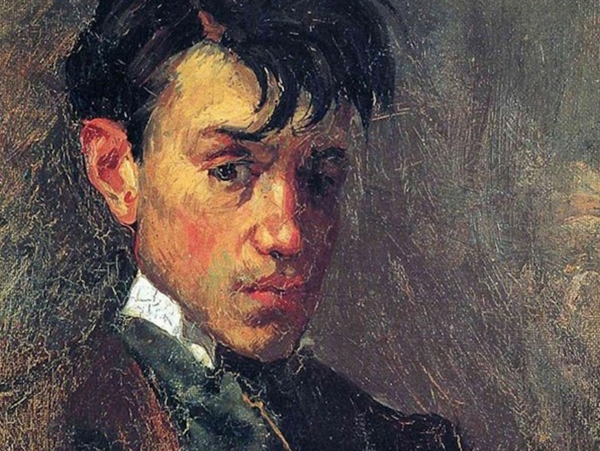 5 автопортретов. Пикассо автопортрет 1896. Автопортрет Пабло Пикассо 1900. Self-portrait - Пабло Пикассо self-portrait Пабло Пикассо • 1896. Картина первое Причастие Пабло Пикассо.