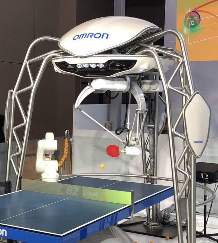 TenniRobo робот для настольного тенниса.