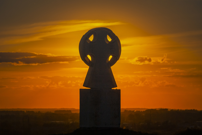 Памятный знак на месте городища Старая Рязань