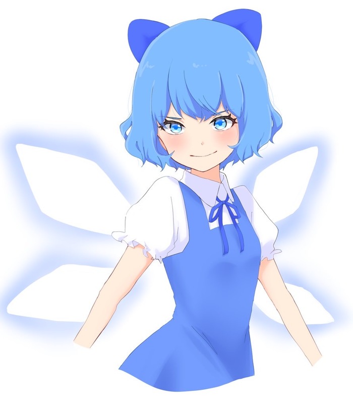 Chirno Touhou, Anime Art, , Cirno