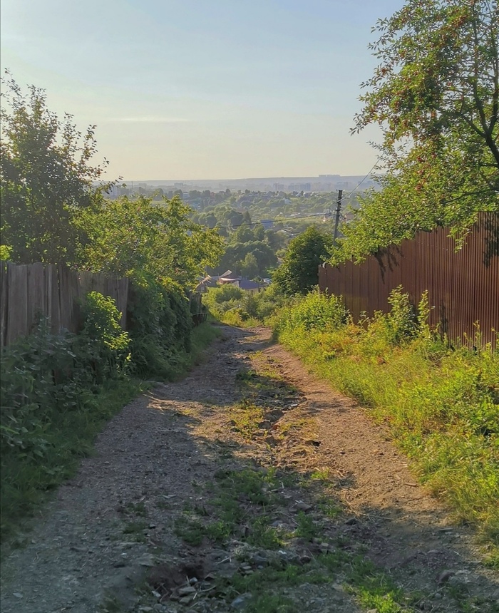 Поездка на дачу Природа, Пенза, Дача, Красота, Закат, Фотография, Мобильная фотография, Длиннопост