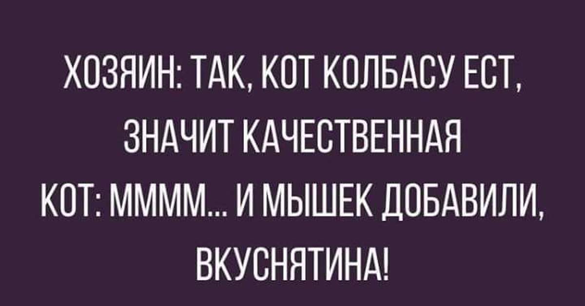 Съесть значить. Хозяин так кот колбасу ест значит. Кот ест колбасу и мышек добавили вкуснятина. И мышек добавили вкуснятина. Прикол про колбасу и мышек добавили.