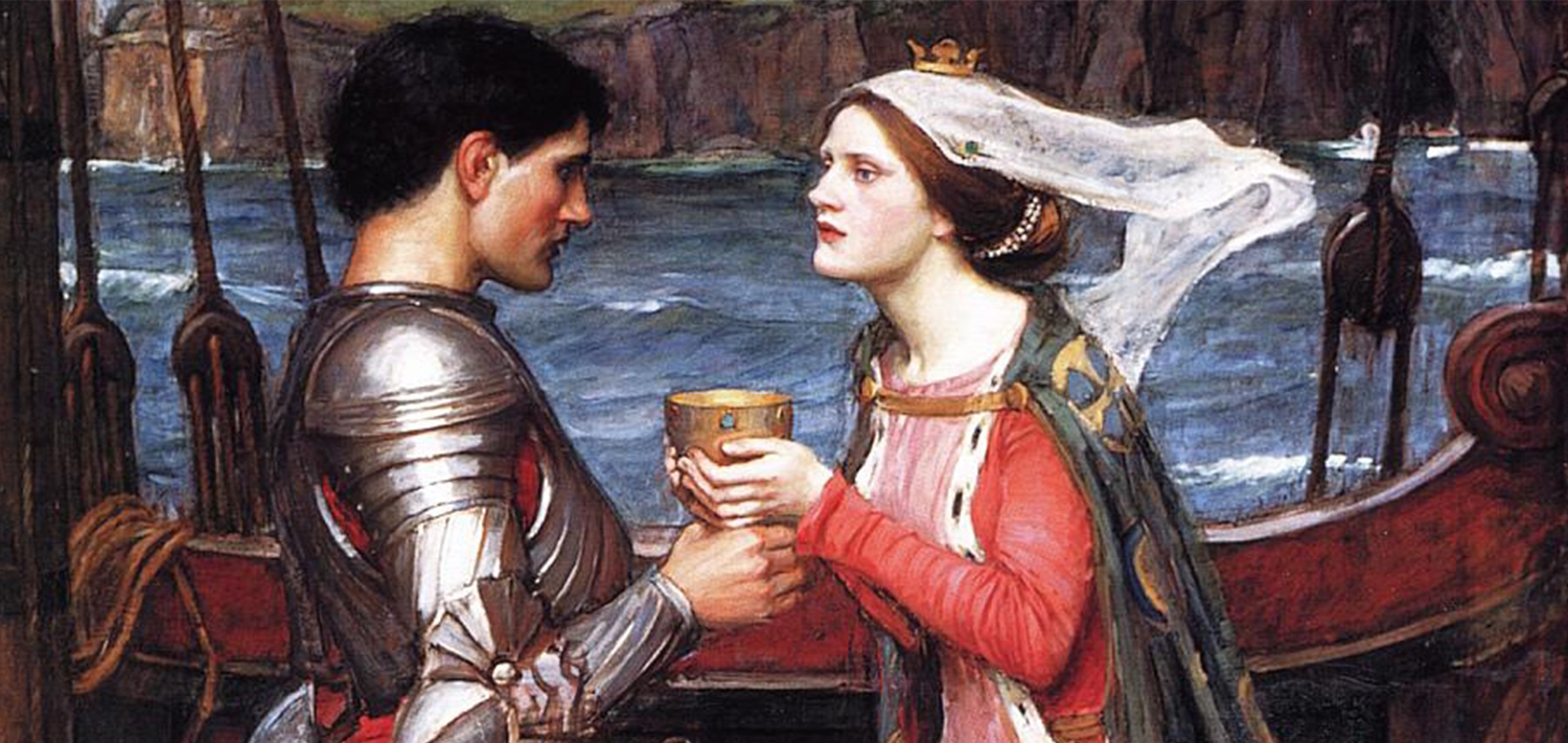 Romance genre. Джон Уильям Уотерхаус рыцарь и дама.