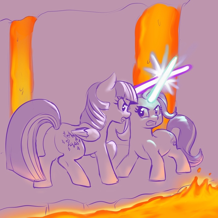    ! My Little Pony, Star Wars, Starlight Glimmer, Twilight Sparkle, 