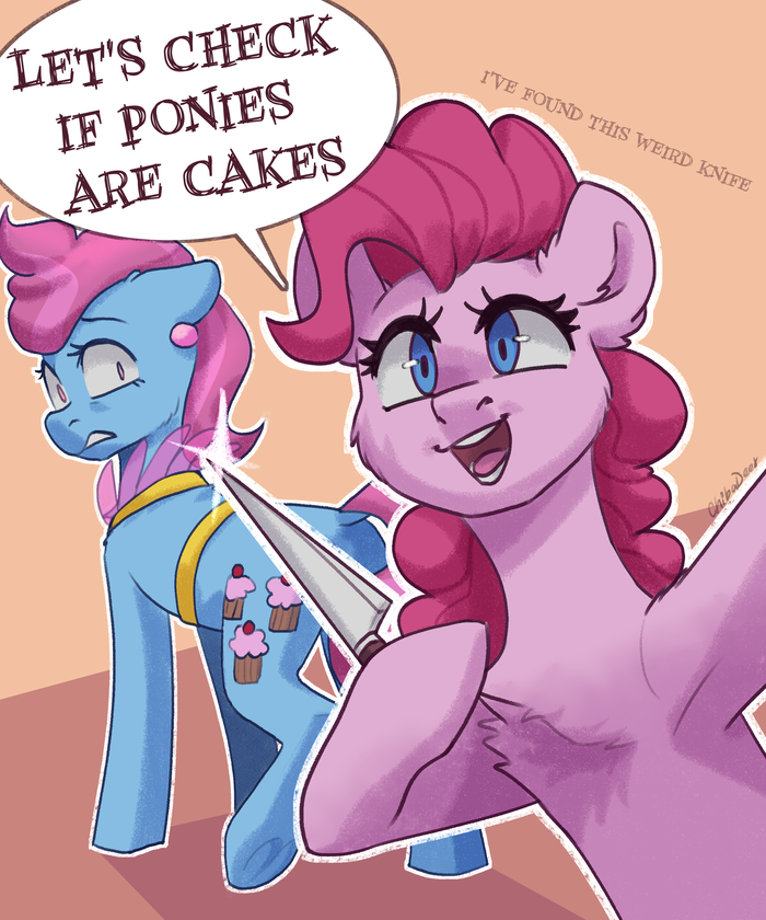   My Little Pony, Mrs Cake, Pinkie Pie, Chibadeer