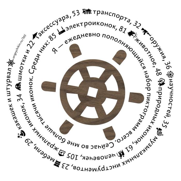 Ежедневная иконка — штурвал