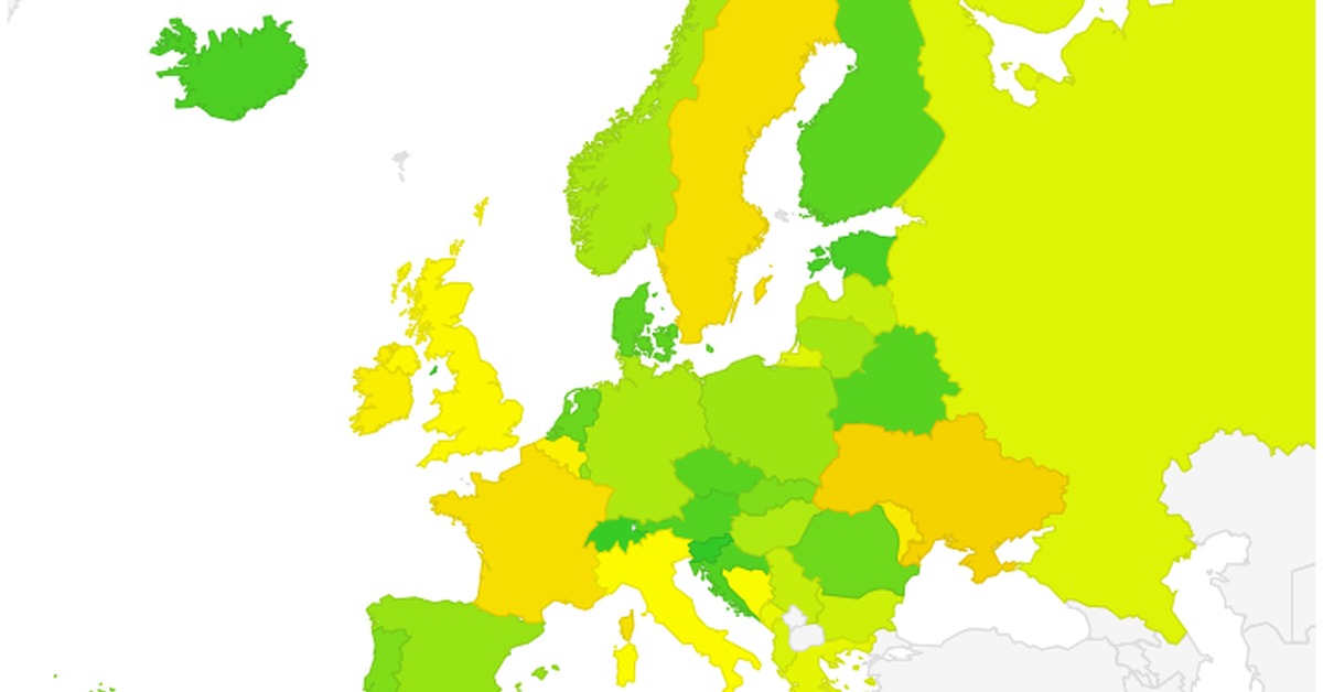 Crime country. Карта уровня преступности в Европе. Самая зеленая Страна в Европе. Самая преступная Страна в Европе. Преступность в Европе по странам.